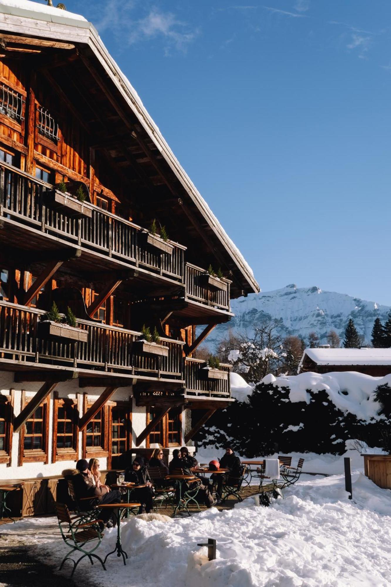 Hotel La Ferme Du Golf Megève Exterior foto