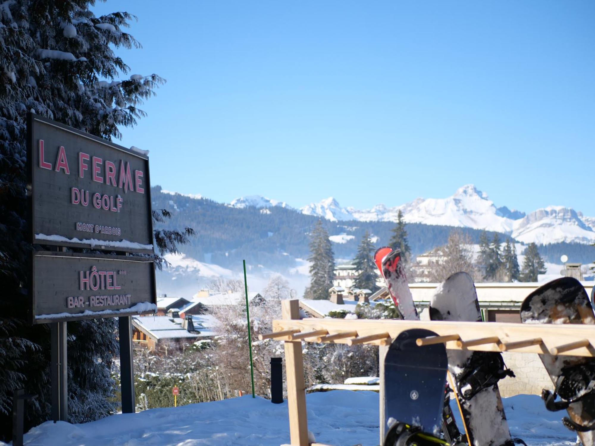 Hotel La Ferme Du Golf Megève Exterior foto