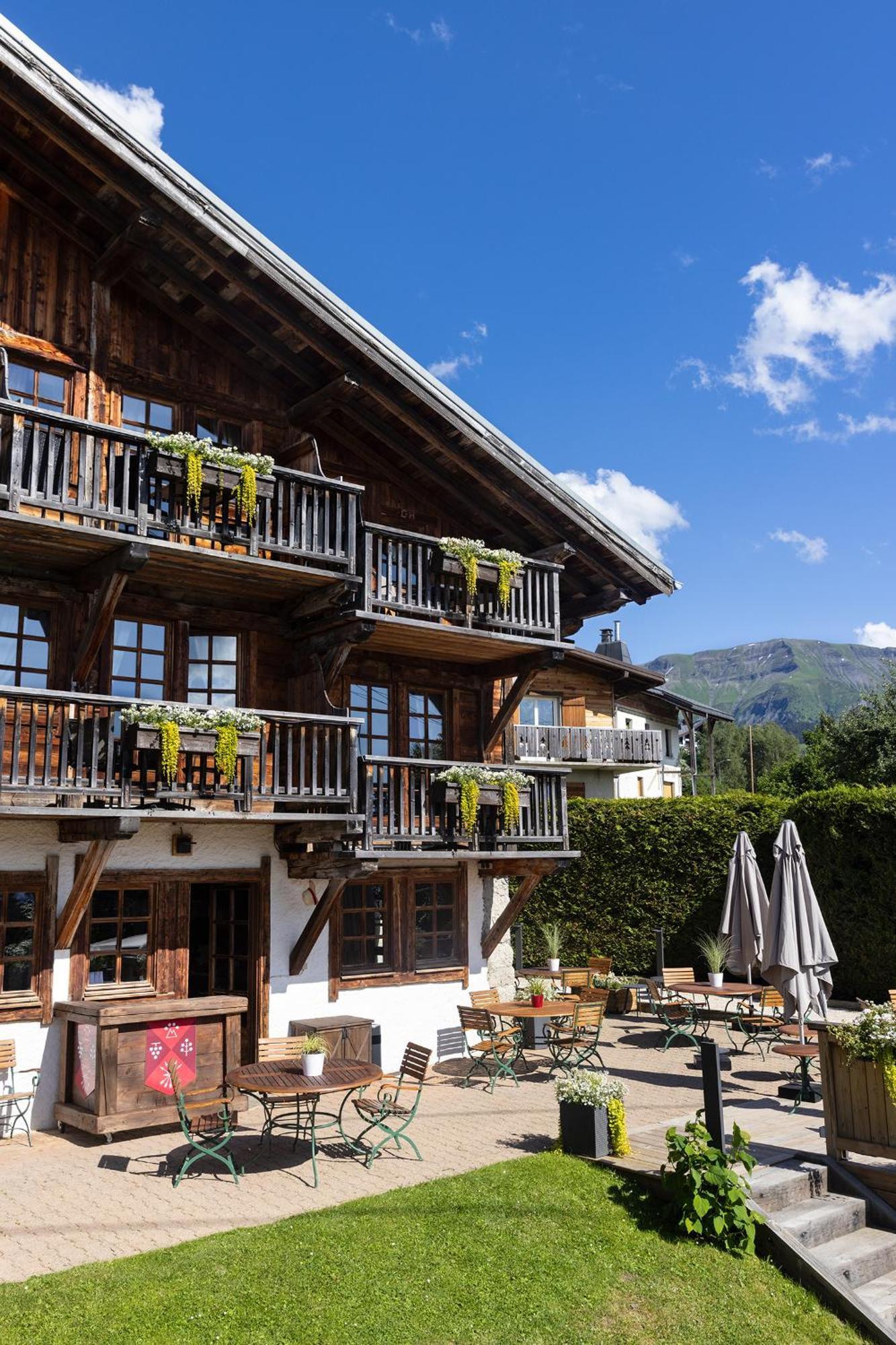 Hotel La Ferme Du Golf Megève Exterior foto