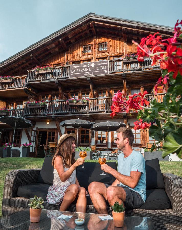 Hotel La Ferme Du Golf Megève Exterior foto