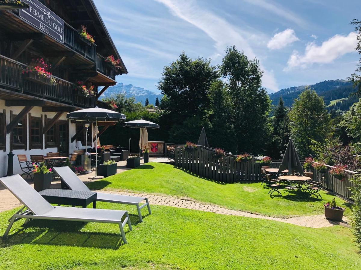 Hotel La Ferme Du Golf Megève Exterior foto